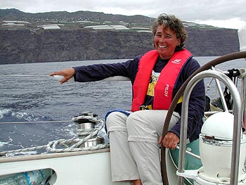 Op weg naar de acceleratiezone boven La Palma